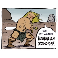 Another Barbarian Standoff